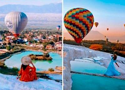 Pamukkale Sıcak Hava Balonu